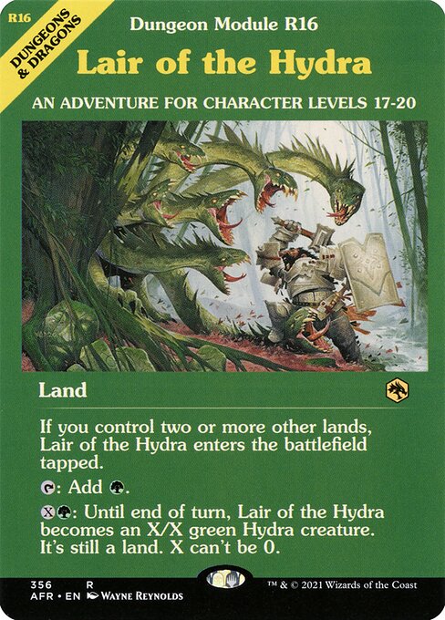 Lair of the Hydra (Dungeon Module) - Adventures in the Forgotten Realms - R - 356