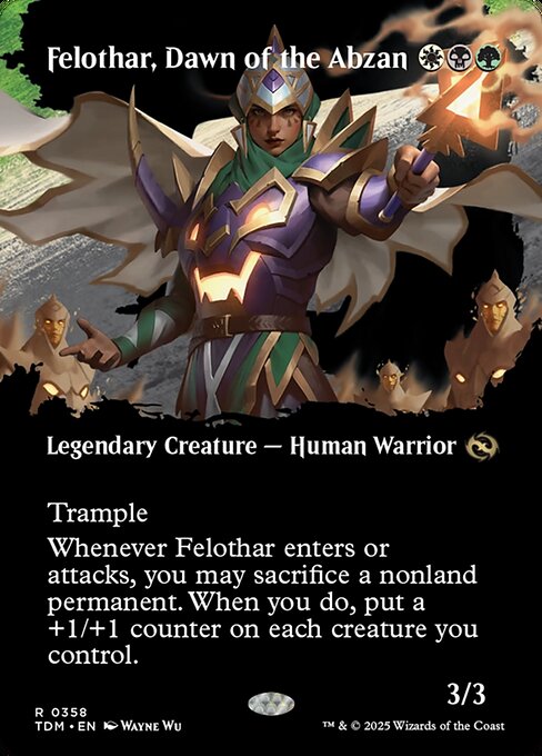 Felothar, Dawn of the Abzan (Borderless) - Tarkir: Dragonstorm - R - 358