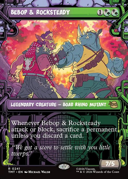 Bebop & Rocksteady (Showcase) - Teenage Mutant Ninja Turtles - R - 241