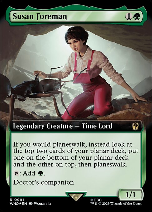 Susan Foreman (Extended Art) (Surge Foil) - Universes Beyond: Doctor Who - R - 991