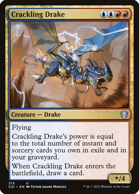 Crackling Drake - Commander 2021 - U - 213