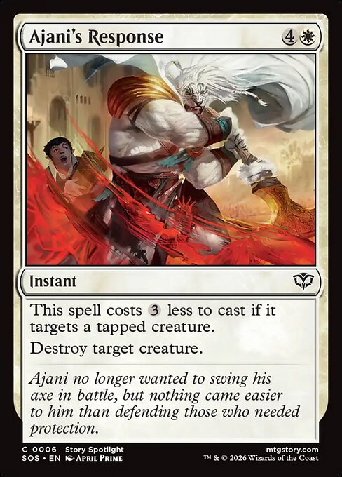 Ajani's Response - Secrets of Strixhaven - C - 6
