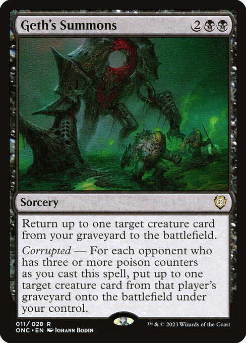 Geth's Summons - Commander: Phyrexia: All Will Be One - R - 11