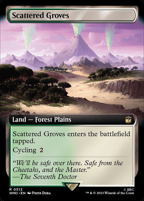 Scattered Groves (Extended Art) - Universes Beyond: Doctor Who - R - 512