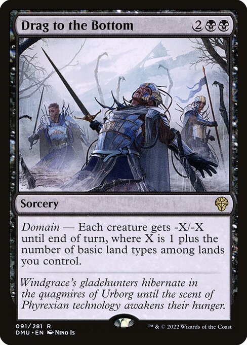 Drag to the Bottom - Dominaria United - R - 91
