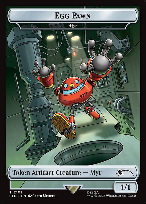 Egg Pawn - Myr Token (Rainbow Foil) - Secret Lair Drop Series - T - 2101