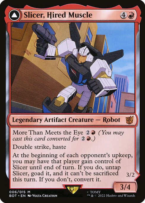 Slicer, Hired Muscle - Universes Beyond: Transformers - M - 6