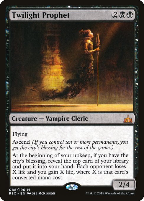 Twilight Prophet - Rivals of Ixalan - M - 88