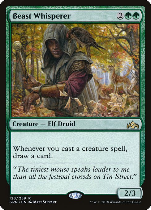 Beast Whisperer - Guilds of Ravnica - R - 123