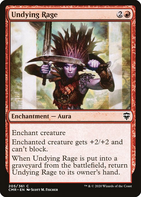 Undying Rage - Commander Legends - C - 205