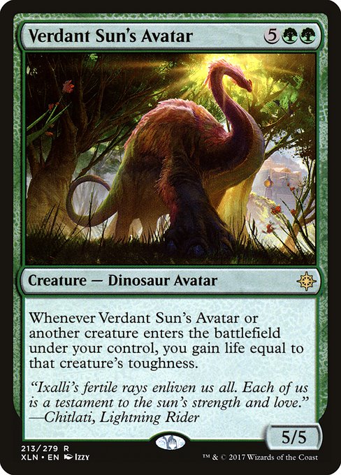 Verdant Sun's Avatar - Ixalan - R - 213