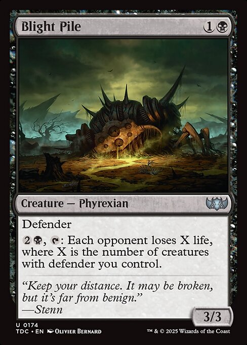 Blight Pile - Commander: Tarkir: Dragonstorm - U - 174