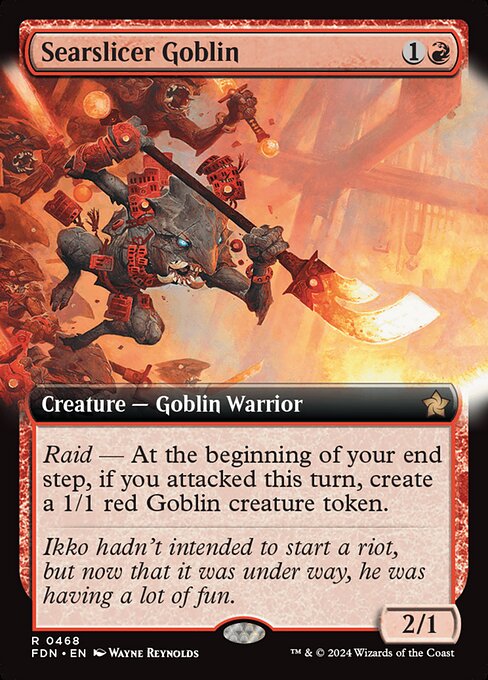 Searslicer Goblin (Extended Art) - Foundations - R - 468