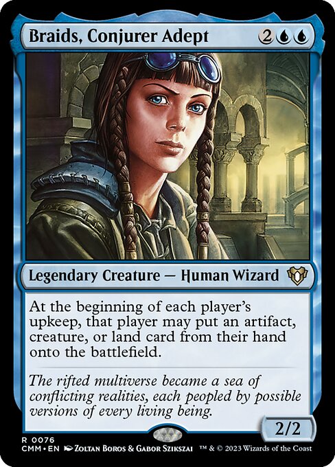 Braids, Conjurer Adept - Commander Masters - R - 76