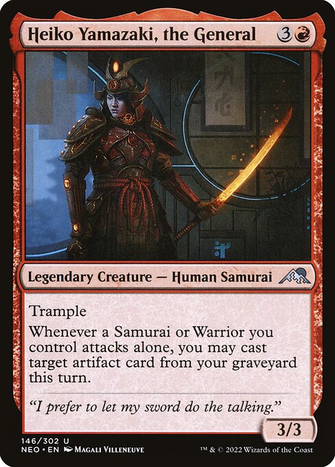 Heiko Yamazaki, the General - Kamigawa: Neon Dynasty - U - 146