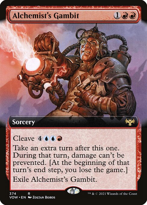 Alchemist's Gambit (Extended Art) - Innistrad: Crimson Vow - R - 374