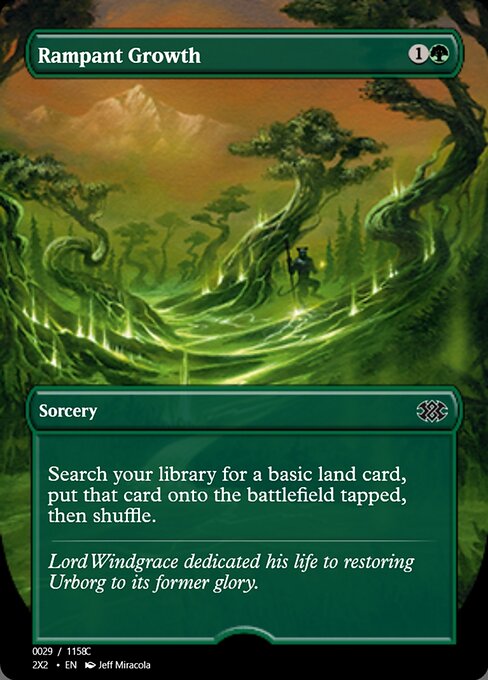 Rampant Growth (Foil Etched) - WPN & Gateway Promos - P - 1