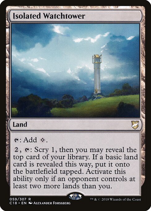 Isolated Watchtower - Commander 2018 - R - 59