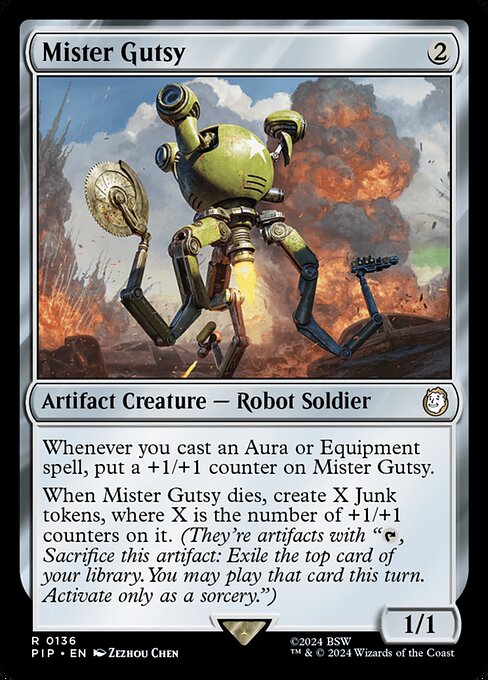 Mister Gutsy - Universes Beyond: Fallout - R - 136