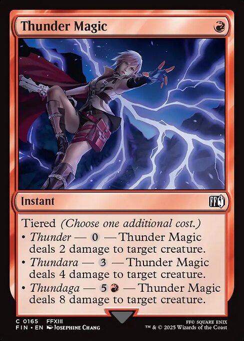 Thunder Magic - FINAL FANTASY - C - 165