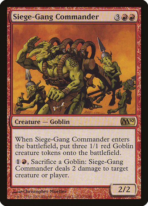 Siege-Gang Commander - Magic 2010 (M10) - R - 157