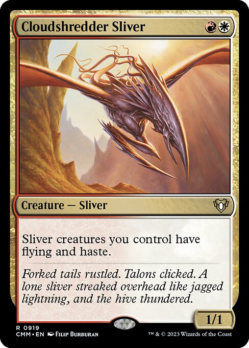 Cloudshredder Sliver - Commander Masters - R - 919