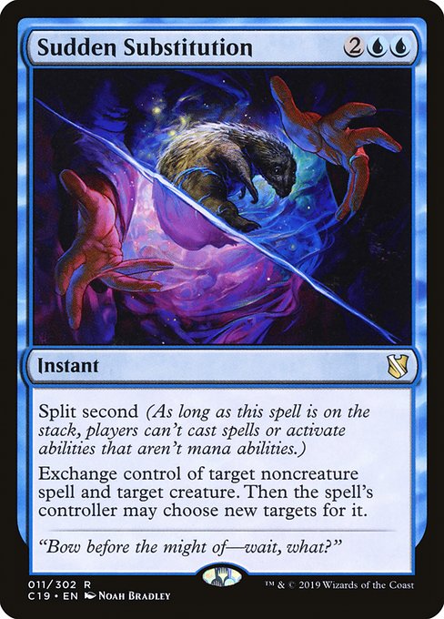 Sudden Substitution - Commander 2019 - R - 11