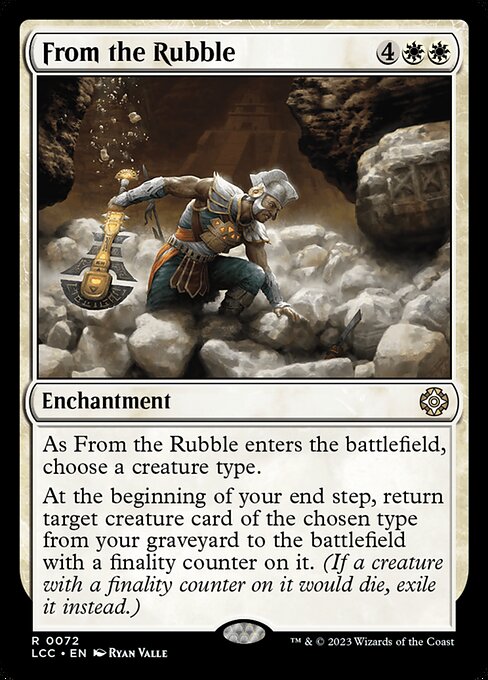 From the Rubble - Commander: The Lost Caverns of Ixalan - R - 72