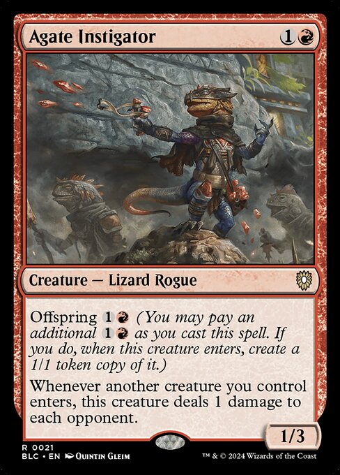 Agate Instigator - Commander: Bloomburrow - R - 21