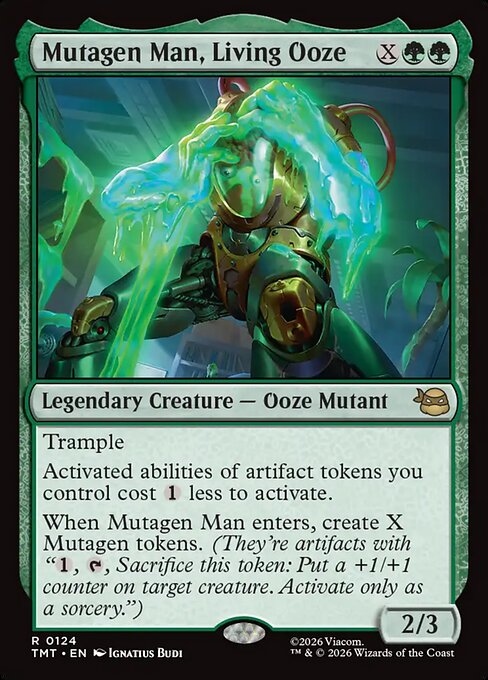 Mutagen Man, Living Ooze - Teenage Mutant Ninja Turtles - R - 124