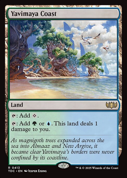Yavimaya Coast - Commander: Tarkir: Dragonstorm - R - 413