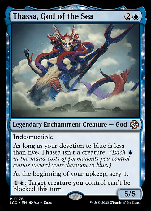 Thassa, God of the Sea - Commander: The Lost Caverns of Ixalan - M - 176