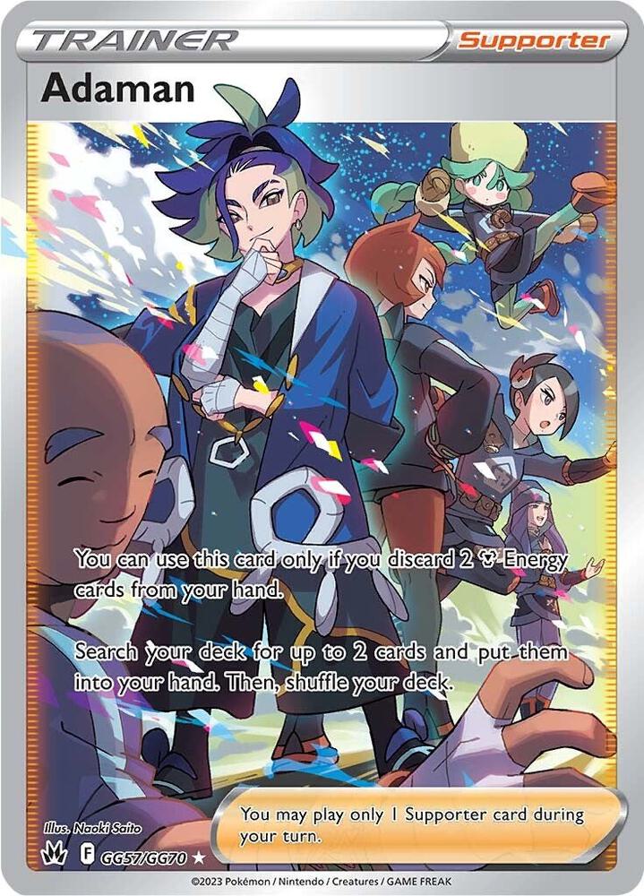 Adaman - SWSH: Crown Zenith: Galarian Gallery - Ultra Rare - GG57/GG70