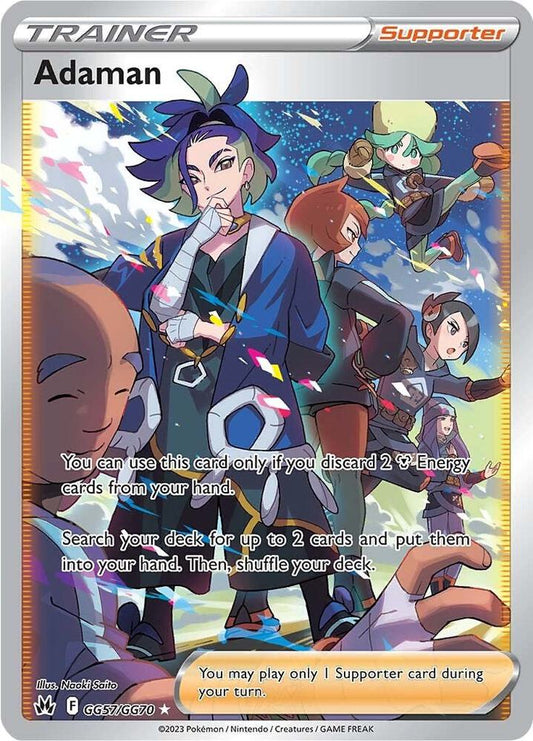 Adaman - SWSH: Crown Zenith: Galarian Gallery - Ultra Rare - GG57/GG70