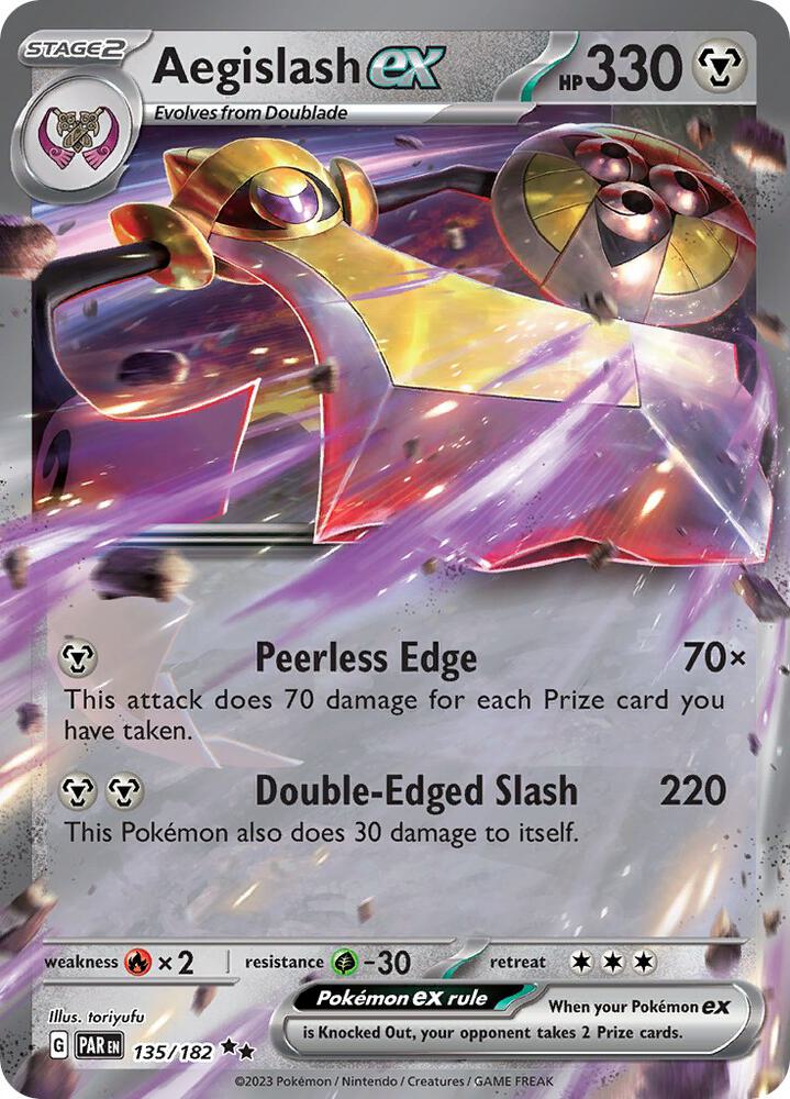 Aegislash ex - SV04: Paradox Rift - Double Rare - 135/182