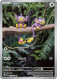 Aipom - 211/182 - SV04: Paradox Rift - Illustration Rare - 211/182