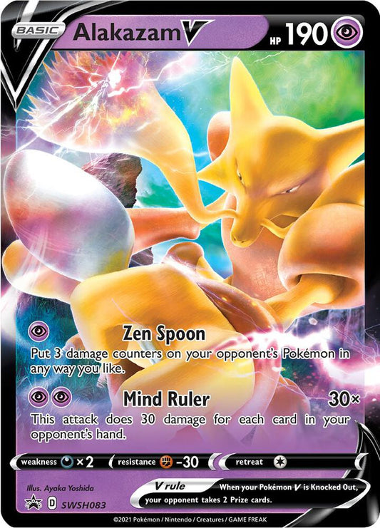 Alakazam V - SWSH083 - SWSH: Sword & Shield Promo Cards - Promo - SWSH083