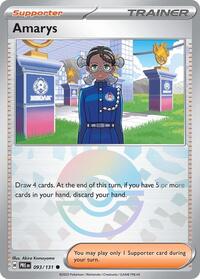 Amarys - 093/131 (Poke Ball Pattern) - SV: Prismatic Evolutions - Common - 093/131