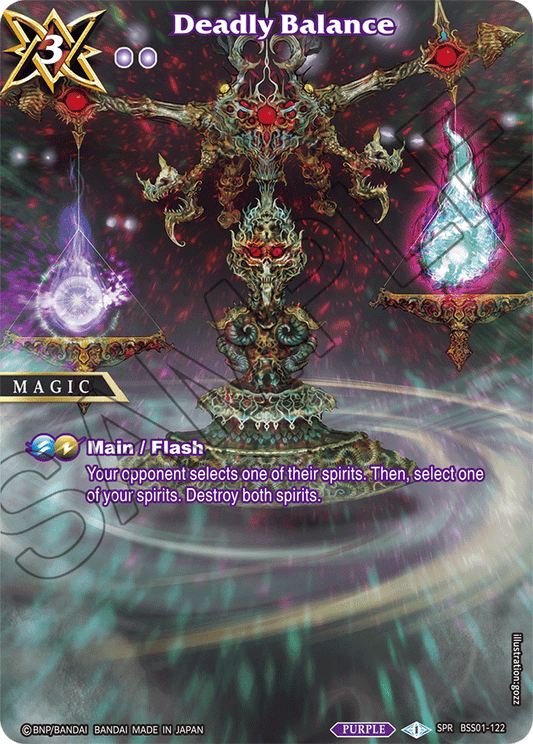 Deadly Balance (SPR) - Dawn of History - Special Rare - BSS01-122