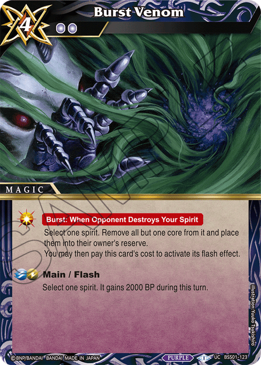 Burst Venom - Dawn of History - Uncommon - BSS01-123