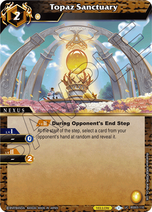 Topaz Sanctuary - Aquatic Invaders - Uncommon - BSS03-110