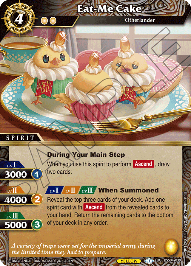 Eat-Me Cake - Savior of Chaos - Uncommon - BSS04-039