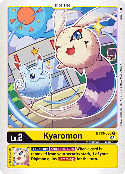 Kyaromon - Versus Royal Knight Booster - Uncommon - BT13-003 U