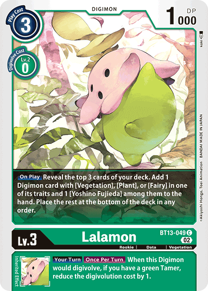 Lalamon - Versus Royal Knight Booster - Common - BT13-049 C