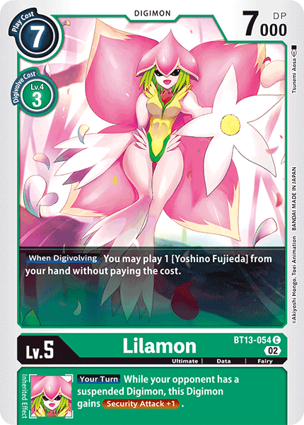 Lilamon - Versus Royal Knight Booster - Common - BT13-054 C