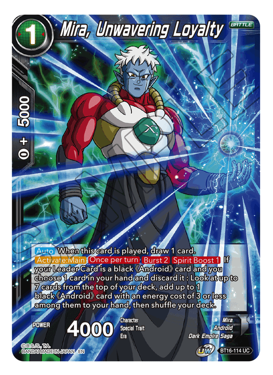 Mira, Unwavering Loyalty - Realm of the Gods - Uncommon - BT16-114