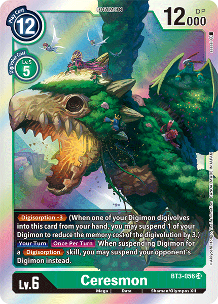 Ceresmon - Release Special Booster 1.5 - Super Rare - BT3-056 SR