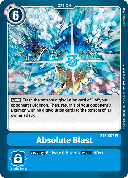 Absolute Blast - Battle of Omni - Uncommon - BT5-097 U