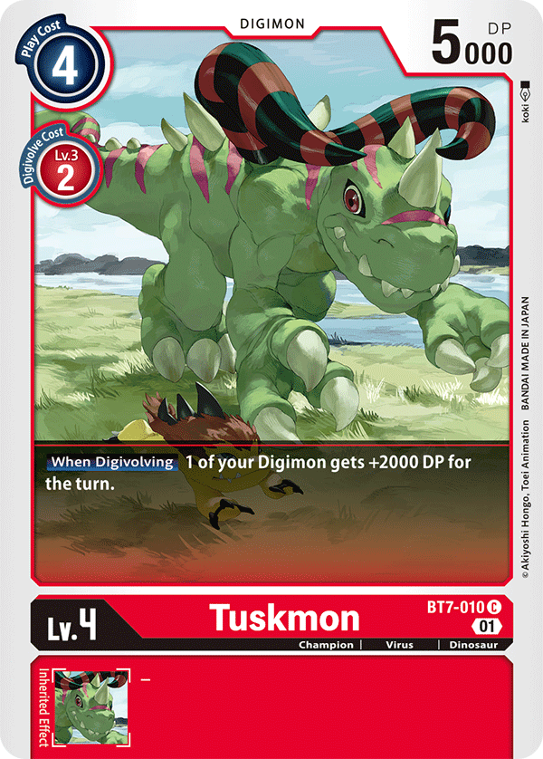 Tuskmon - Next Adventure - Common - BT7-010 C
