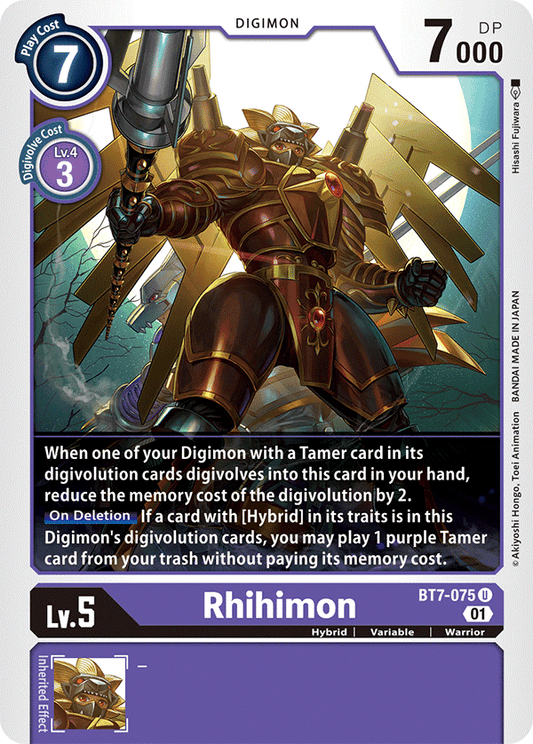 Rhihimon - Next Adventure - Uncommon - BT7-075 U